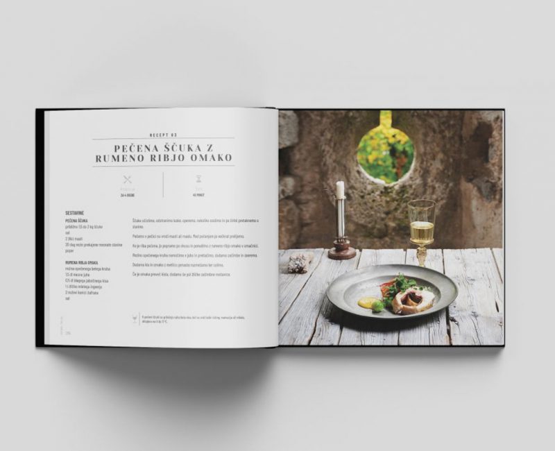 Popolno darilo za vse strastne gurmane: Knjiga z recepti - Jedi časov - časi jedi, Ljubljanski grad